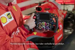WATCH: Kimi Raikkonen explains the Ferrari steering wheel