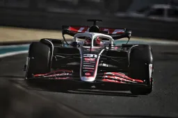 Haas kicks off F1 season with historic test and a striking new name