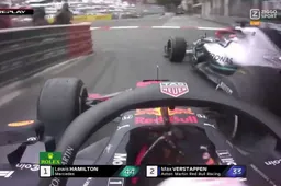 KIJKEN: Verstappen probeert inhaalactie op Lewis Hamilton voor P1 in Monaco