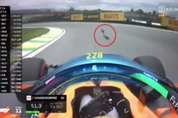 Watch: Vandoorne almost runs over bird during FP3!