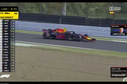Verstappen pislink na horen 5 seconden tijdstraf