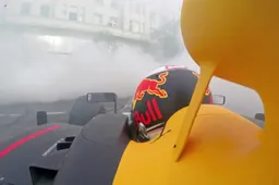 Video: Ricciardo draait dikke donuts in Budapest!