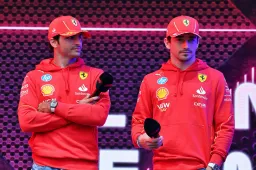Leclerc fesselt Sainz mit Klebeband: Du machst das toll, mein Schatz