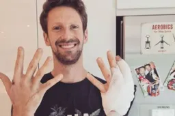 Gelukkige Grosjean krijgt een geweldig 'kerstcadeau'