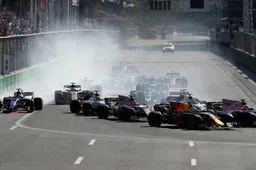 De voorlopige startgrid voor de Grand Prix van Azerbeidzjan