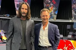 Keanu Reeves visits Red Bull Racing for 'exciting project'