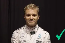 Nico Rosberg gaat voor de overwinning!