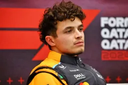 Norris se da una paliza tras el Gran Premio de Qatar: "La he cagado"