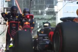 Verstappen leidt de GP van Baku na mega snelle pitstop!