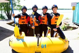 Foto special: Verstappen gaat raften met de Red Bull rijders!