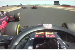 Verstappen en Ricciardo toucheren gevaarlijk bij openingsronde Silverstone GP