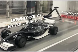 ‘De eerste resultaten met F1 auto van 2021 in windtunnel zijn indrukwekkend’