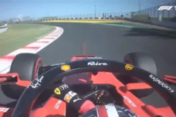 Watch: Leclerc goes through 130R ONE-HANDED!