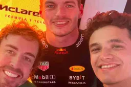 Norris deelt uniek plaatje met Verstappen en Alonso na podium GP Brazilië