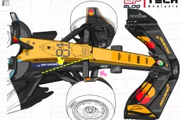 Tech Analysis | How the MCL39 'risky'  front suspension unlocked even more performance
