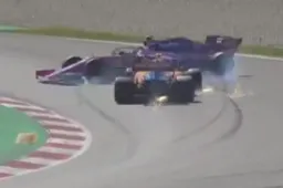 Lance Stroll en Lando Norris vliegen van de baan in Spanje!