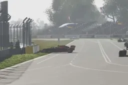 Albon hard de muur in, maar herstelt zich met knappe inhaalrace