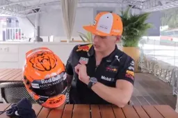 Nieuwe helm voor Max Verstappen in Spa