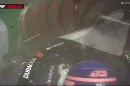 Heftige beelden vanaf F1-auto Albon tijdens zware crash met Ricciardo