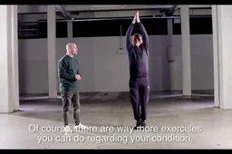 Video: Verstappen werkt aan conditie met Jumping Jacks