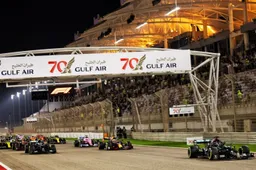 Grand Prix van Bahrein wordt na ruim een uur herstart!