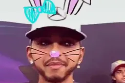 Hamilton krijgt kritiek op zijn snapchat gebruik!