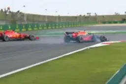 Déjà vu in China: Max Verstappen versus Sebastian Vettel in de hairpin!