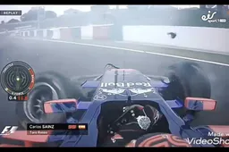 Video: Sainz crasht hard in VT1 Japan