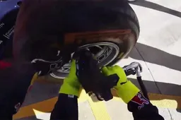 POV video: Red Bull voert een pitstop uit