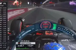 Waar Verstappen veel terrein verloor tijdens VT1 in Las Vegas