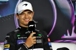 Norris on 'awkward restart': 'I'll work on that!'