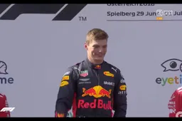 Zo klonkt het WILHELMUS na de overwinning van Verstappen in Oostenrijk!