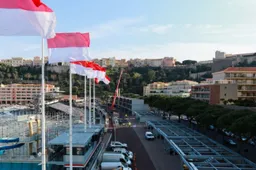 Positive images! Monaco street circuit under construction
