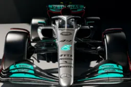 First images of Mercedes W13 at Silverstone