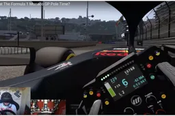 Youtuber probeert Monaco-pole van Ricciardo te verslaan