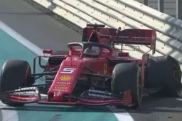 Vader worden helpt niet: Vettel eindigt de eerste vrije training in de muur