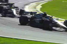 Verstappen pakt meteen de leiding van Norris af in sprintrace GP Brazilië