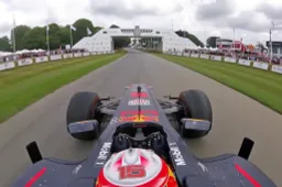 Video: Aan boord bij Piere Gasly tijdens het Goodwood Festival!