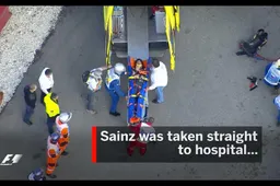 Video: De megaklapper van Sainz in Sotsji