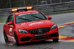 New line-up inside medical car during Turkish GP due to COVID