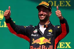 Ricciardo: Ik was pas blij toen ik de geblokte vlag zag..