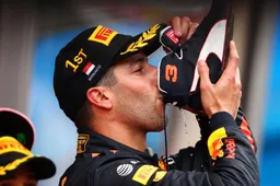 Wat gebeurt er met de schoenen van Ricciardo na de ‘shoey’?