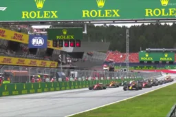 Verstappen battles with Leclerc and emerges victorious at start