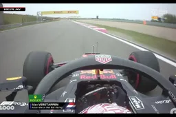 Verstappen spint tijdens formatieronde GP China