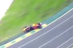 Verstappen spint tijdens Grand Prix van Australië