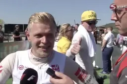 VIDEO! Magnussen tegen Hulkenberg: ''Je kan m'n ballen likken''