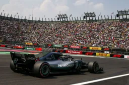 Mercedes krachtbron raakt oververhit in Mexico