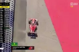Ook Sebastian Vettel kende een moeilijk momentje in VT2 Oostenrijk