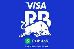 'Visa Cash App RB launch F1 car 2024 during Super Bowl in Las Vegas'