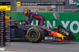 BREAKING: Max Verstappen in de muur tijdens VT1 Azerbeidzjan